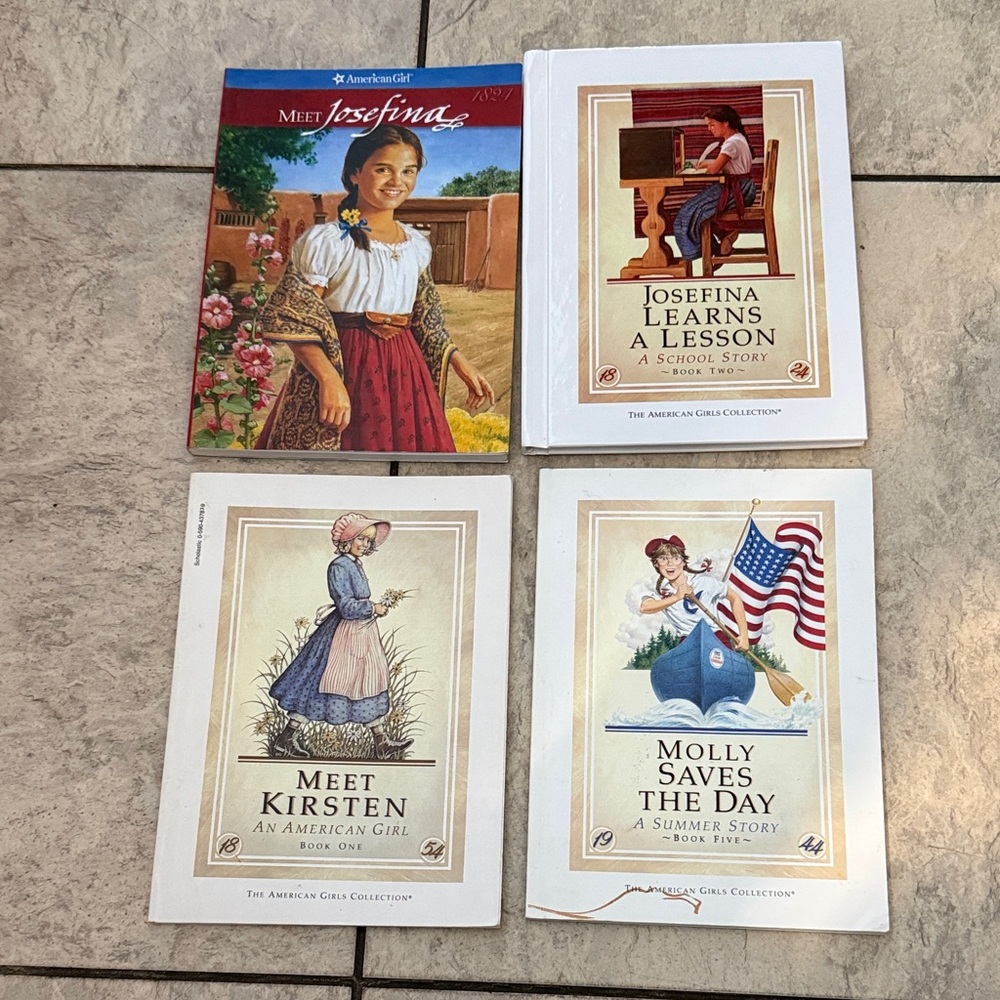 4 American Girl Books